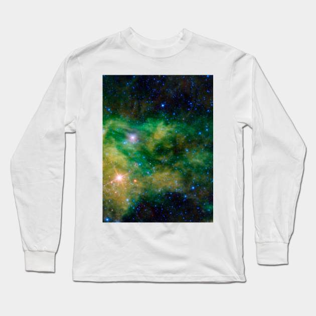 Space Long Sleeve T-Shirt by NoMonkeyB